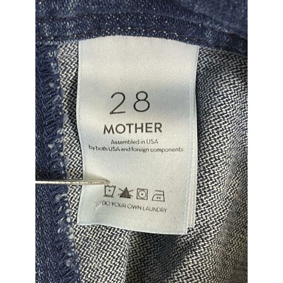 Mother Jeans Womens 28 Blue Sailor Tripper Flared High Rise Side Button Fly - Picture 5 of 15